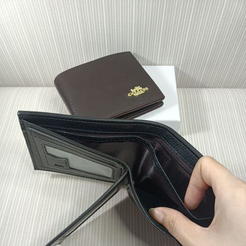 SALE !! Dompet lipat pria import logo CH'Signature