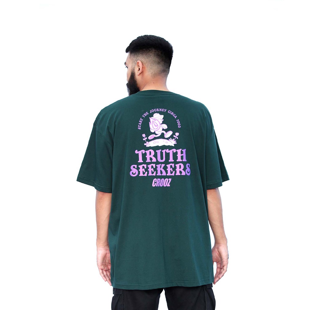 CROOZ TRUTH SEEKERS TSHIRT FOREST GREEN