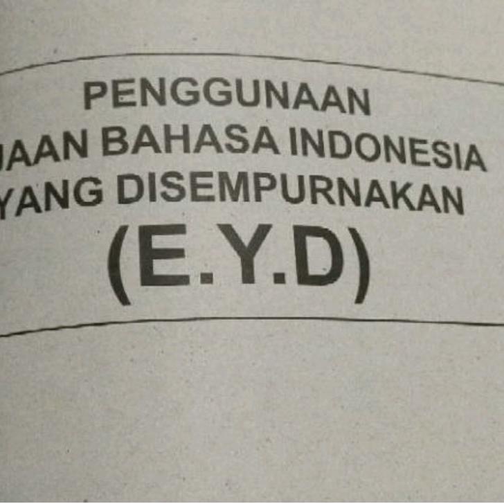 

Update - Kamus Lengkap Bahasa Indonesia Dilengkapi EYD Ukuran Besar