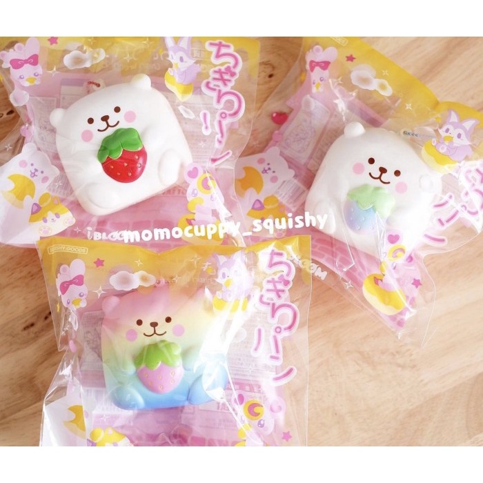 TERMURAH PROMO SQUISHY LICENSED new colour chigiri marmo by ibloom - Merah