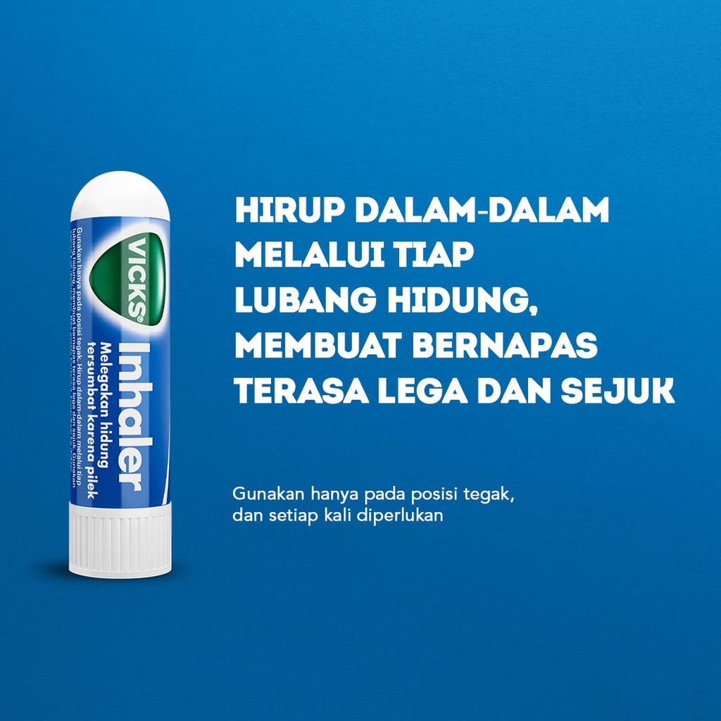 Vicks Inhaler Melegakan Hidung Tersumbat Karena Pilek-1