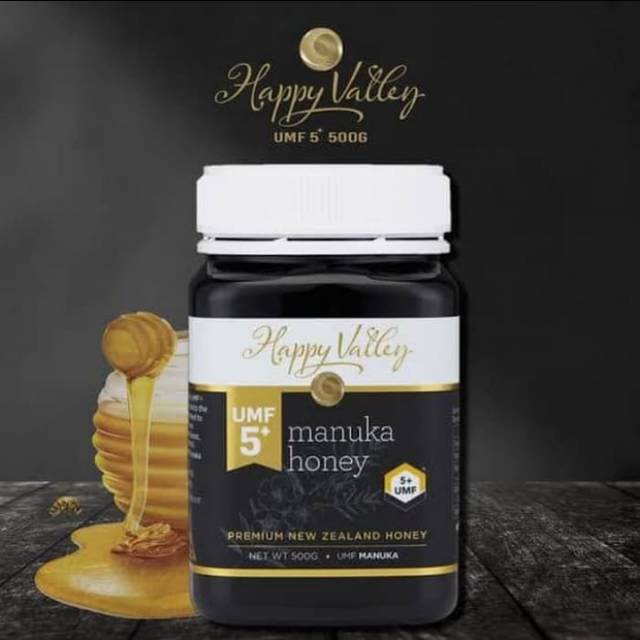 

Original 100% New Zealand Manuka Honey from Happy Valley, UMF 5+ 500 gram