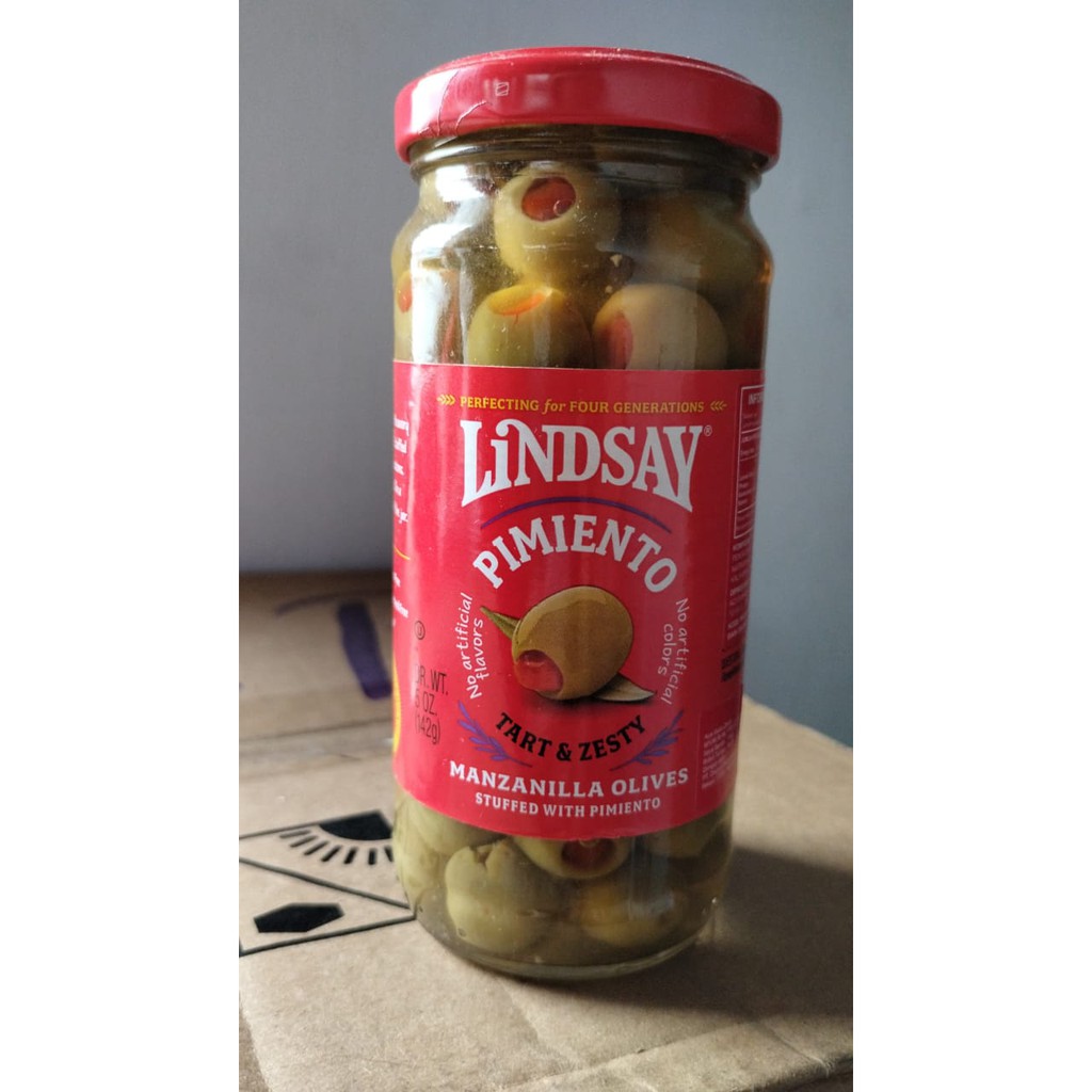 

Green olive 142gram / Lindsay pimiento / Acar Buah Zaitun