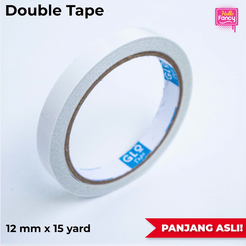 

Double Tape 1/2" 12mm x 15yard GLOTAPE / Doubletape DT-D1215