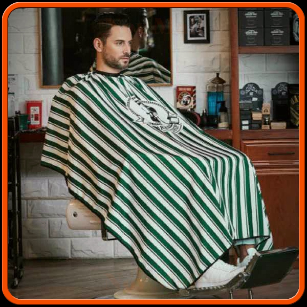 Jubah Apron Kip Pangkas Rambut Salon Barbershop Cape - B04