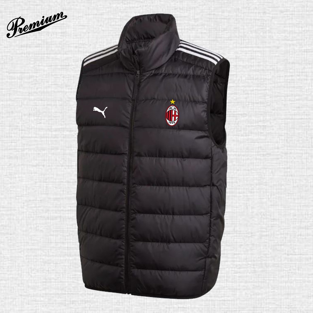 Bisa Custom Rompi Pria Keren Terbaru 2022 Ac Milan Jaket Rompi Pria Rompi Vest Pria Jaket Rompi Moto