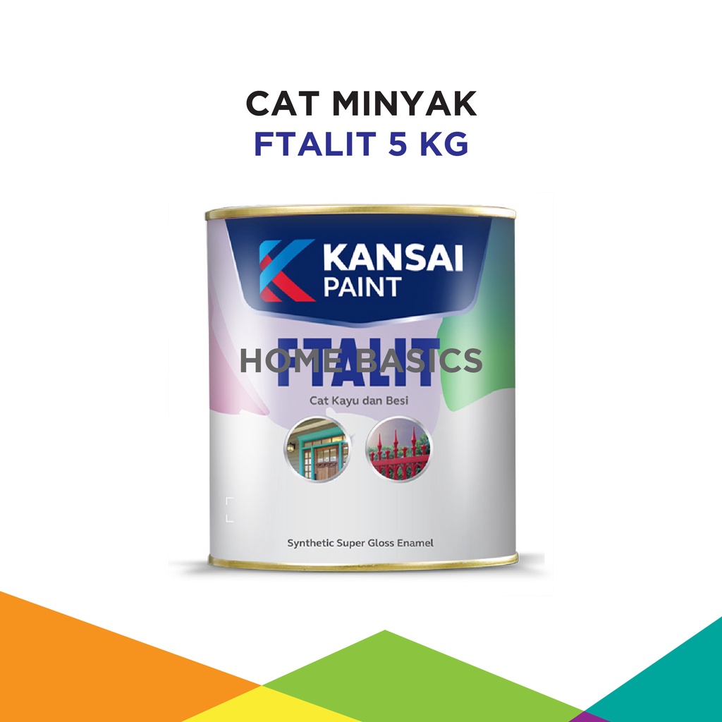 Cat Minyak Ftalit Kansai Paint 5 Kg / Galon / Cat Kayu / Cat Besi