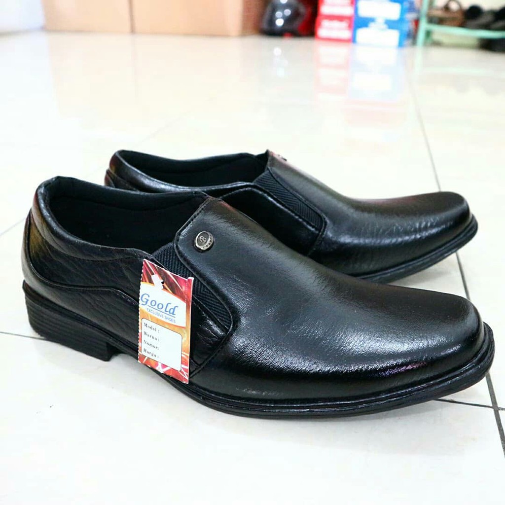 SEPATU PANTOFEL HITAM PRIA KASUAL SEPATU KERJA SEPATU FORMAL