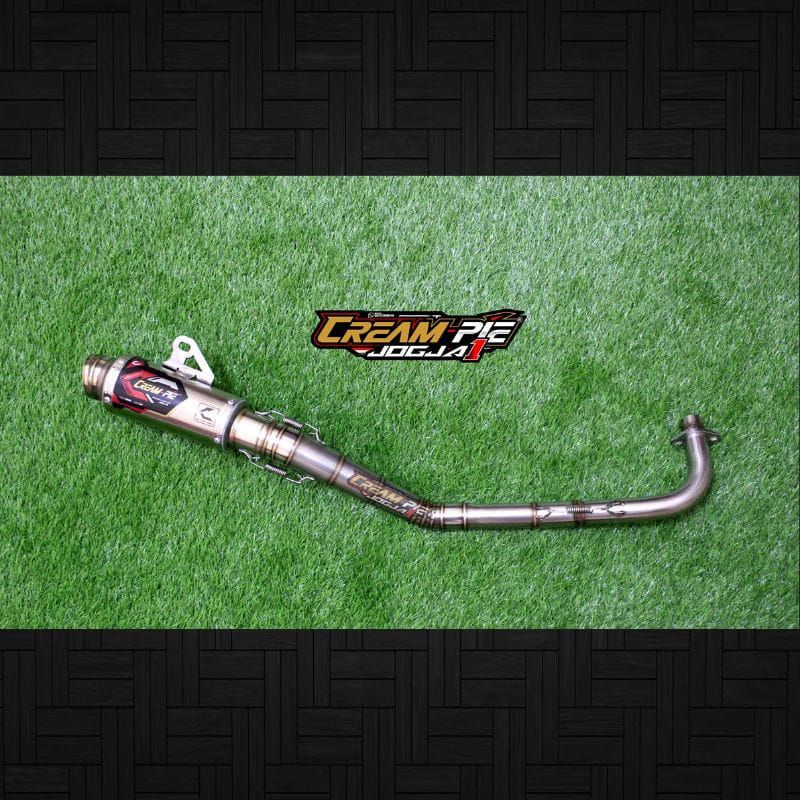 Knalpot Creampie Original Jogja Jupiter z CP3 200CC Drag Bike stainless original racing jogja