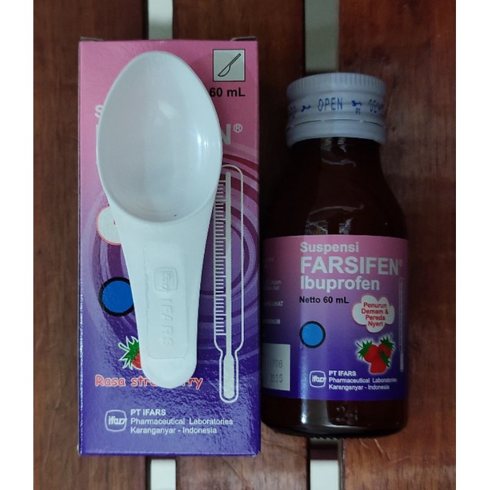 Farsifen 60 Ml / Ibuprofen 100 Mg / Penghilang Nyeri / Sakit Kepala / Sakit Gigi / Demam