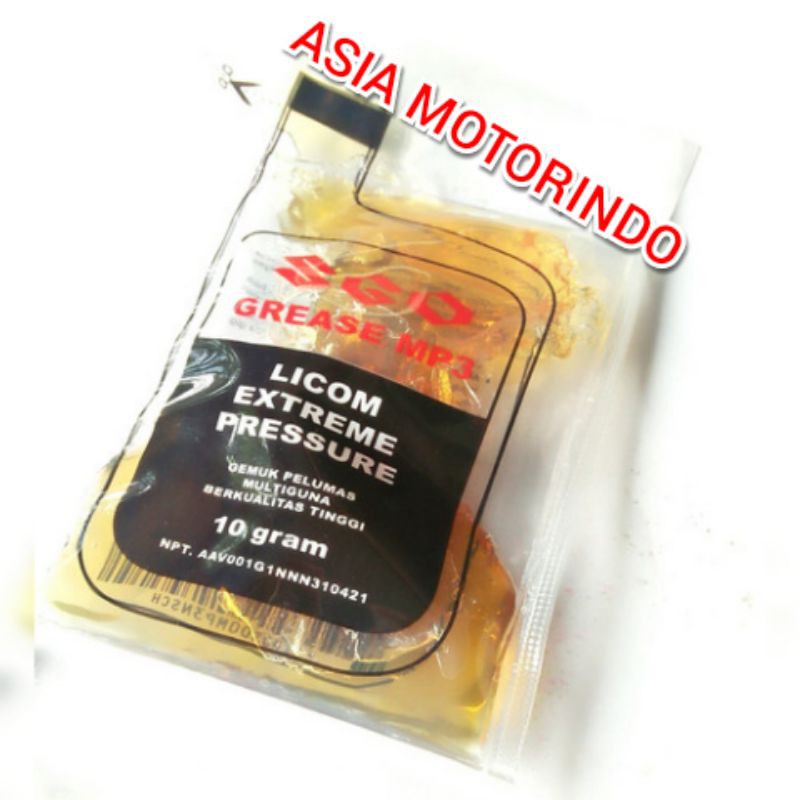 stempet Grease klem minyak gemuk CVT Grease sachet original Suzuki SGP 10gram SGO GREASE