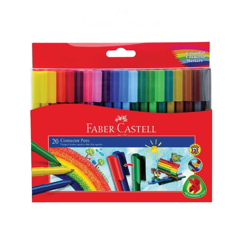 

Connector Pen Spidol Faber - Castell 20 color