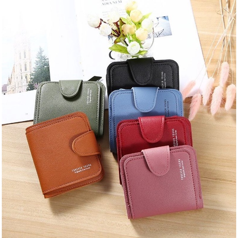 Dompet, dompet wanita,dompet lipat mini,dompet Forever Young, dompet mini, dompet lipat,dompet korea