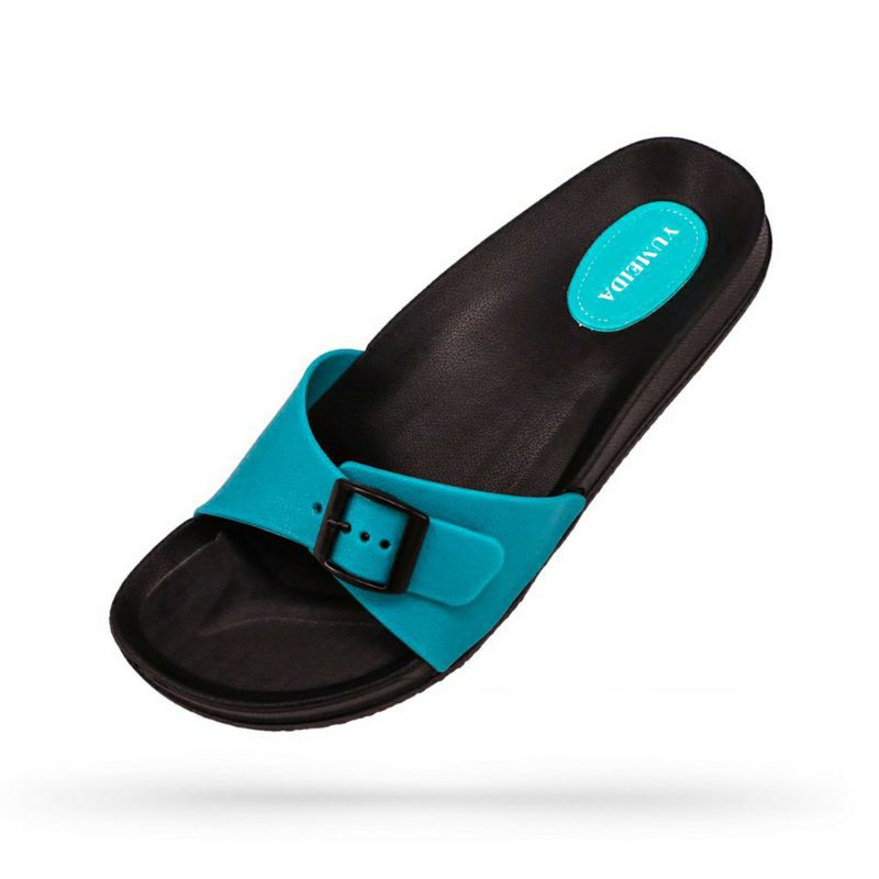 Sandal slop wanita/sandal slop perempuan yumeida LD-9061 L ukuran 37-41-3
