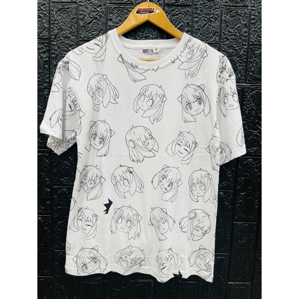 Tshirt Anya Telepath Expression White Anime Manga SPY X Family Premium Unisex