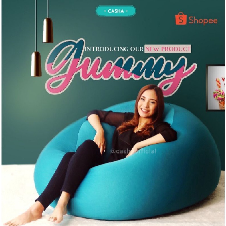 Bean Bag bantal lantai (isi Styrofoam)