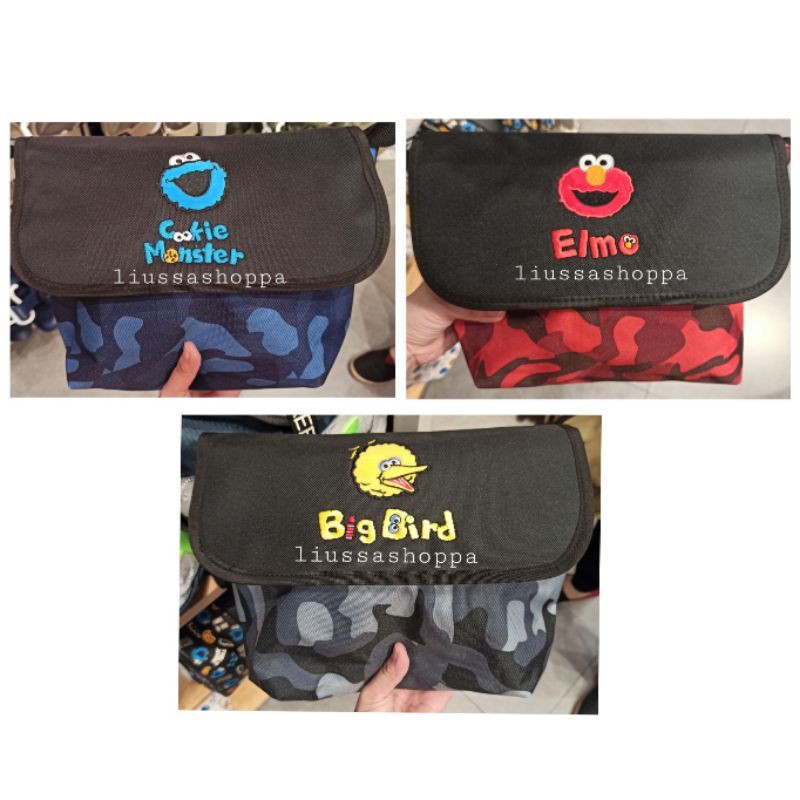 Tas Miniso - Sesame Street Crossbody Bag