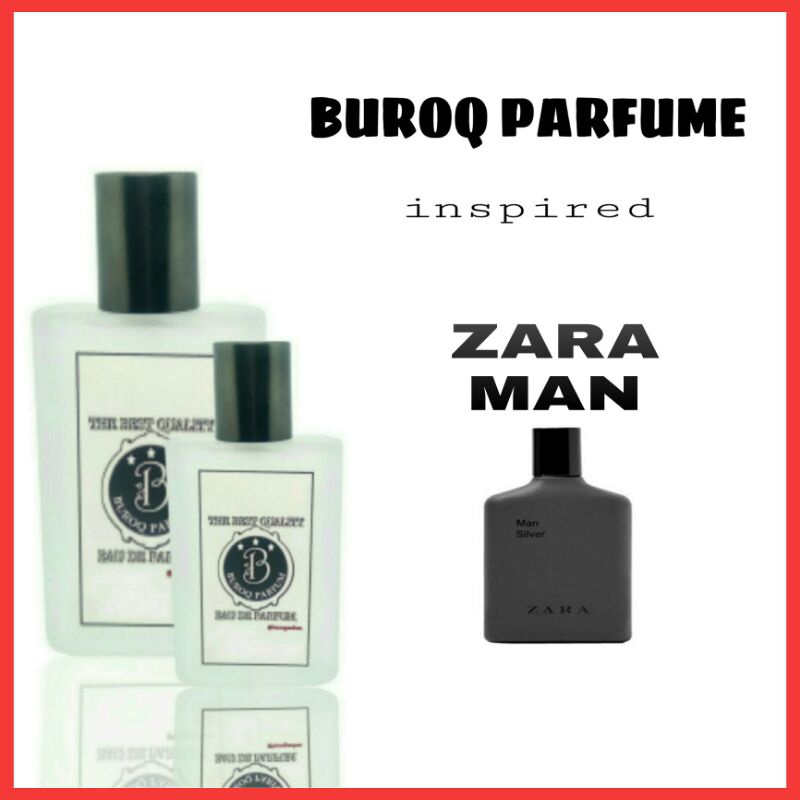 PARFUM Z4R4 SILVER MAN FARFUM PRIA MURAH WANGI TAHAN LAMA