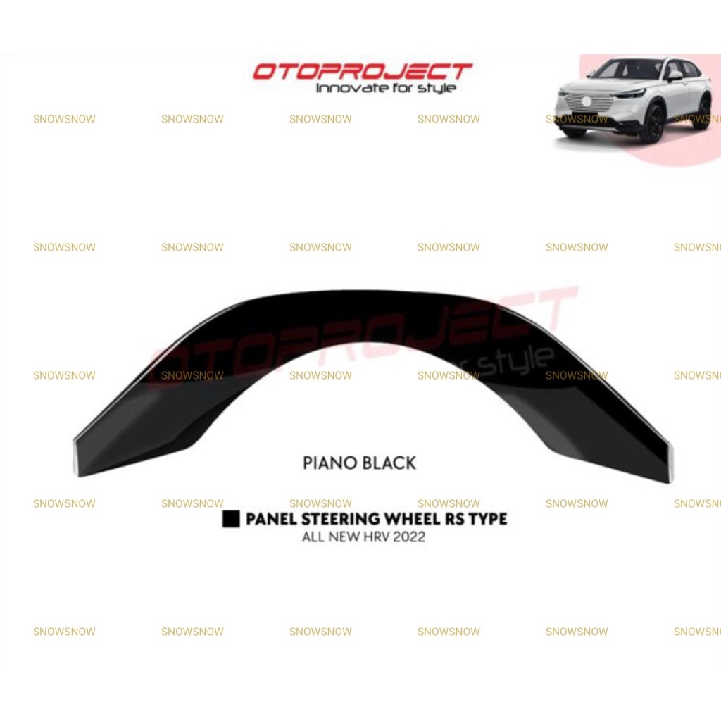 Panel Steering Wheel Honda HRV 2022 UP RS Stir Hitam