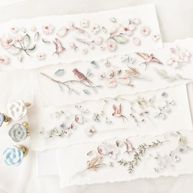 

(BISA COD) Journal Pages Be Your Better Self PET & Washi Tape TERUJI Kode 987