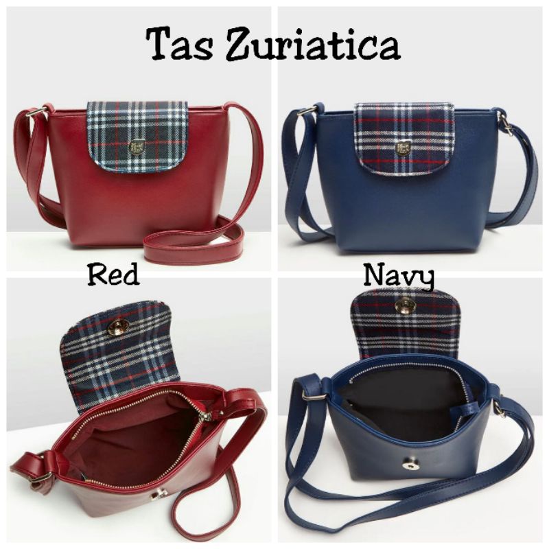 TAS ZURIATICA : NAVY , RED , BRUNBRUN BY SOPHIE MARTIN PARIS PROMO OFFICIAL ORIGINAL WOMAN BAG