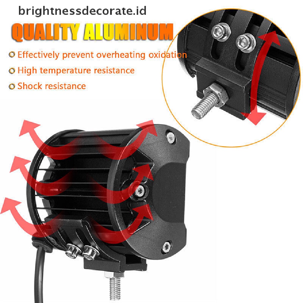 (Birth) Lampu Sorot 20-led 60w Ukuran 4 &quot;Untuk Mobil Suv Off Road