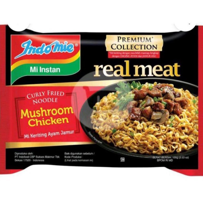 Jual Indomie Real Meat Mushroom Chicken Gr Shopee Indonesia