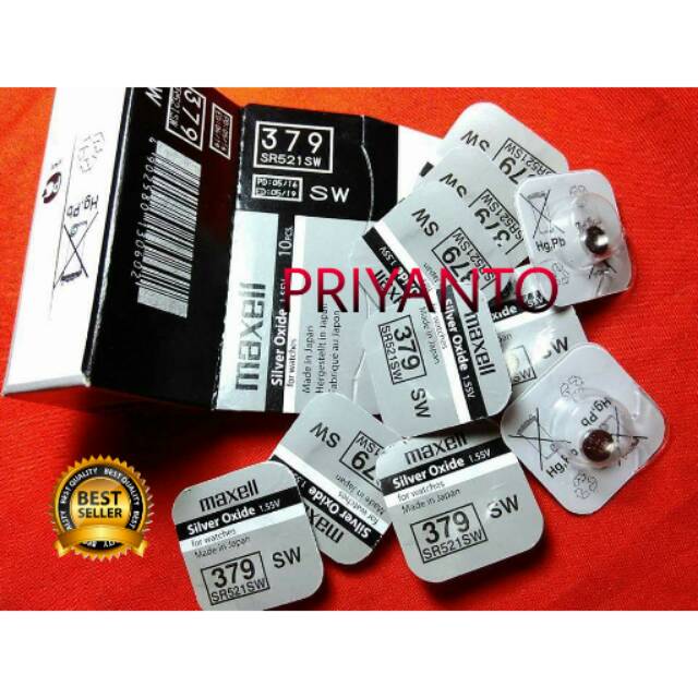 BATRAI JAM TANGAN MEXELL 397/SR521SW ORIGINAL SILVER OXIDE SINGLE PACK