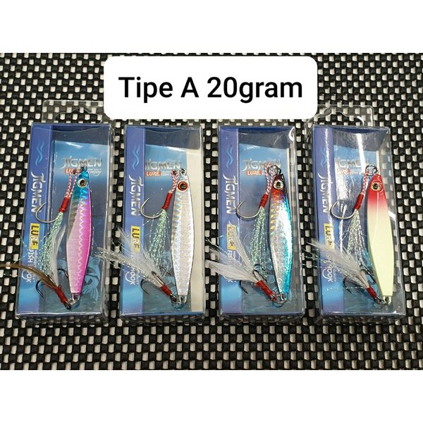 METAL JIG GONE FISHING JIGMEN TIPE A / 15gr &amp; 20gr