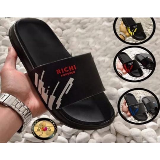 SANDAL SLIDE PRIA WANITA TERBARU RICHI FOREVER