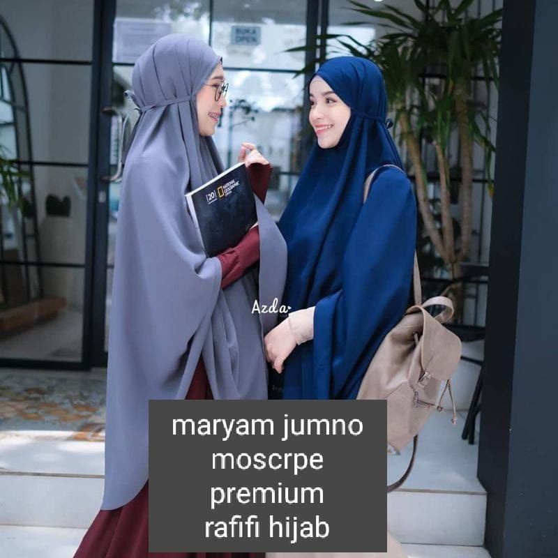 BERGO MARYAM Zaira/JILBAB MARYAM (XXXL)BERGO JUMBO/KERUDUNG MARYAM/KHIMAR MARYAM/HIJAB/SIZE XXXL