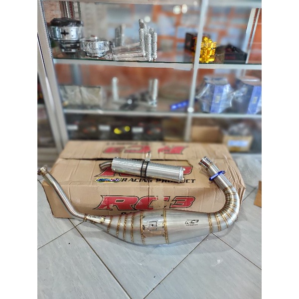 Knalpot RC3 cobra ninja r ss stainles big volume
