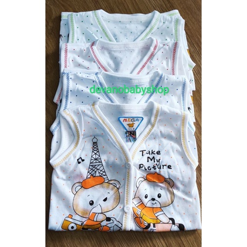 Baju bayi lengan buntung-baju bayi murah-baju bayi (mega baby)