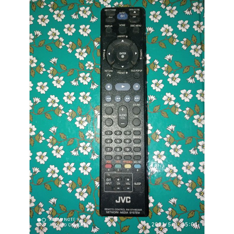 REMOTE HOMETEATER DVD JVC