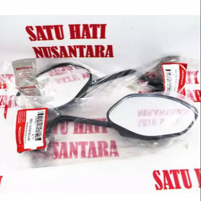 Kaca spion kanan kiri beat karbu  vario 110 fi vario 125/150 led old revo fit supra x 125 fi ori ahm