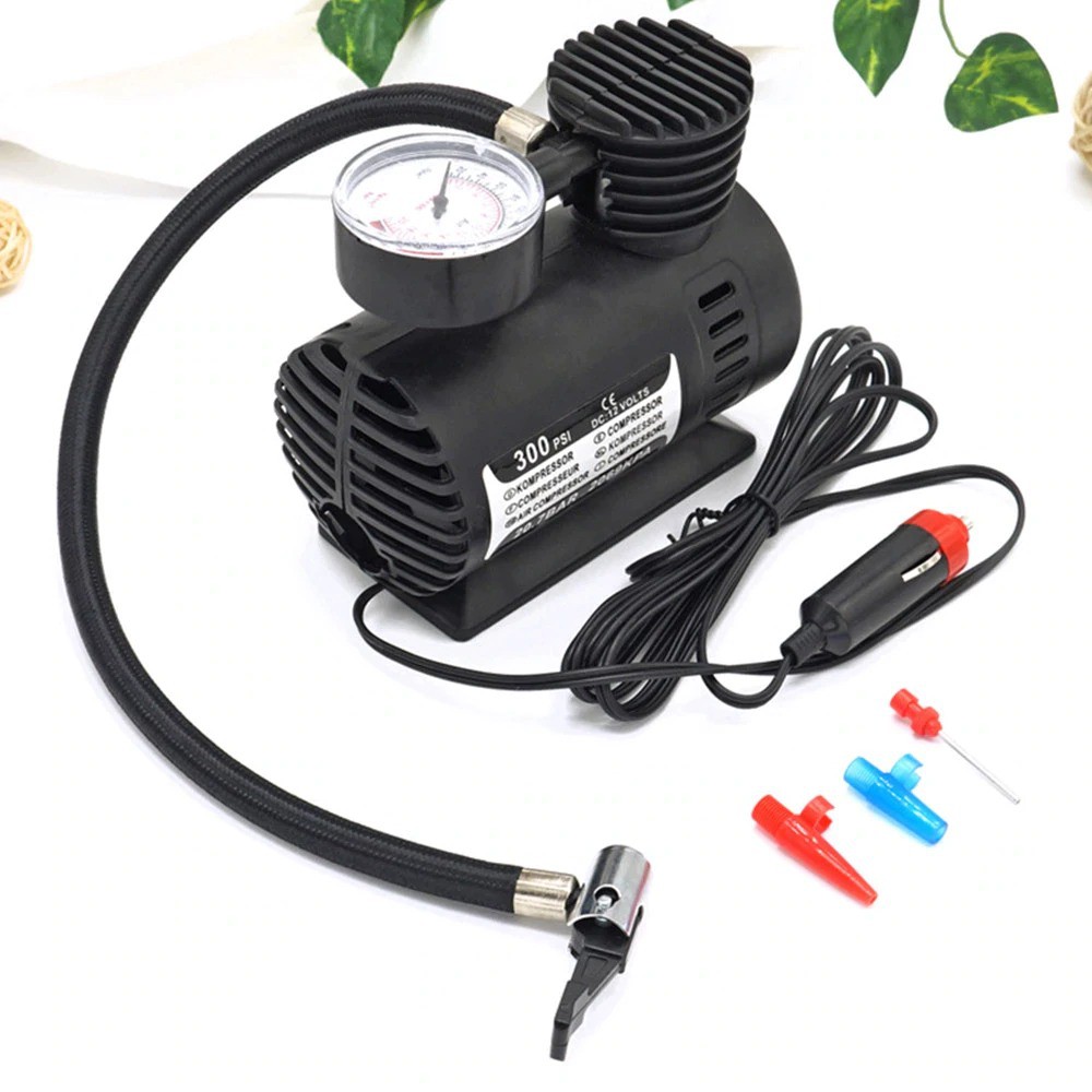 Mini Compressor 12V Pompa Ban Mobil Electric Pump 300PSI Elektrik