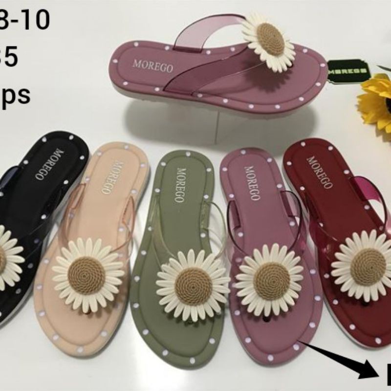 sandal japit bunga morego