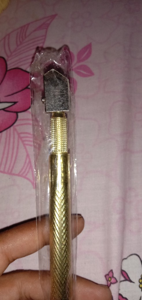 Alat Potong Kaca/potongan Kaca Kuning Roda.