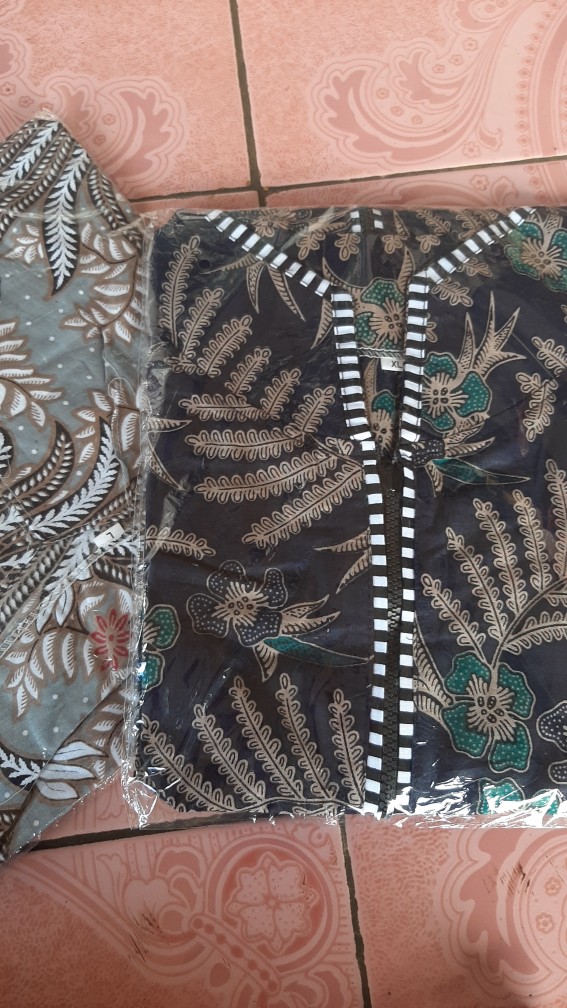 Maura Couple - Sania Ruffle Batik Couple Ori Ndoro Jowi Garansi Termurah Shopee - Batik Modern Solo