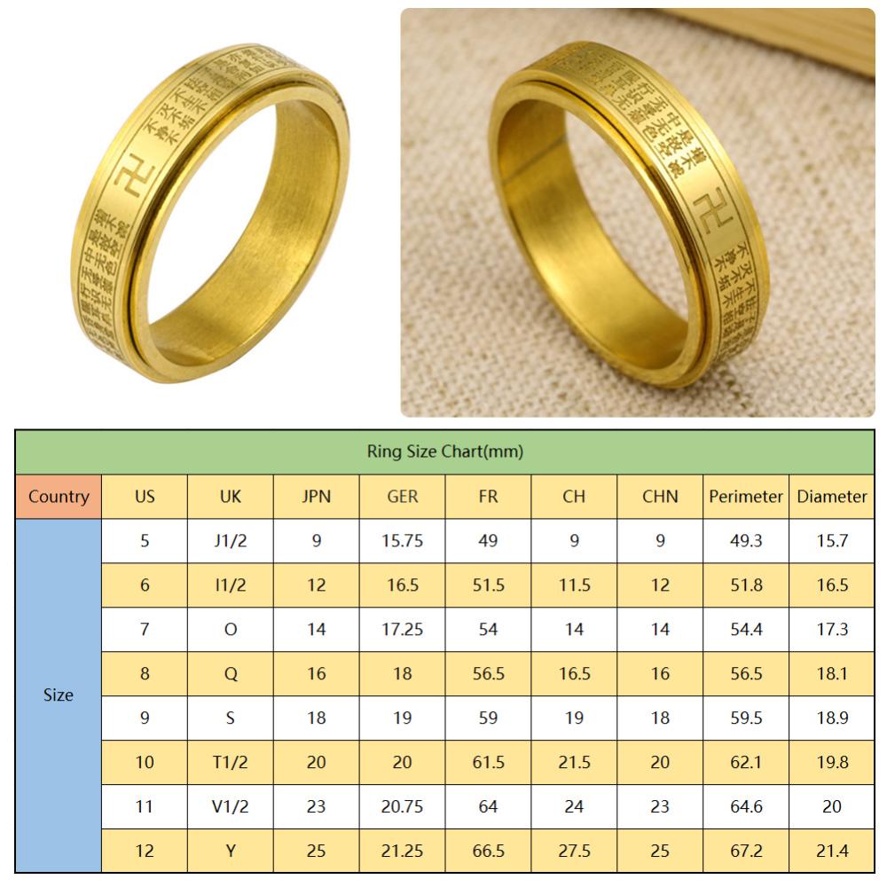 Timekey Cincin Pasangan Bahan Stainless Steel Warna Gold Untuk Priawanita A6K7