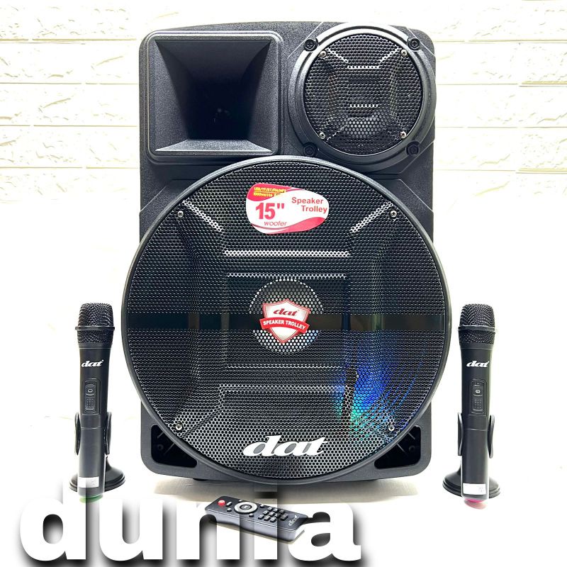 Speaker Portable Wireless Dat DT 153 Original Bluetooth 15 inch
