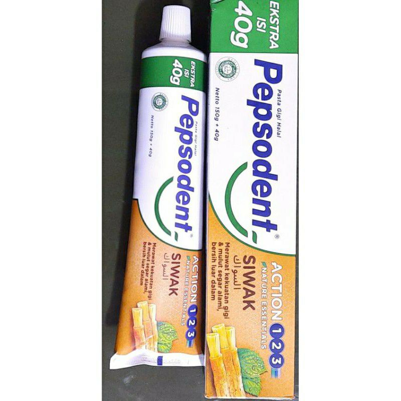 Pepsodent Action 123 Siwak 190g