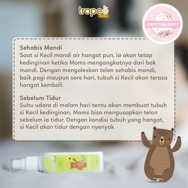 Tropee Bebe Telon Lotion Bayi Lotion Anak Telon Trope Bebe