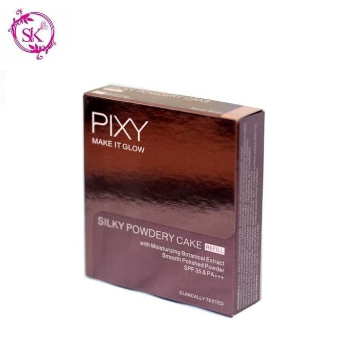 Refill - Pixy Make It Glow Silky Powder Cake - Bedak Padat