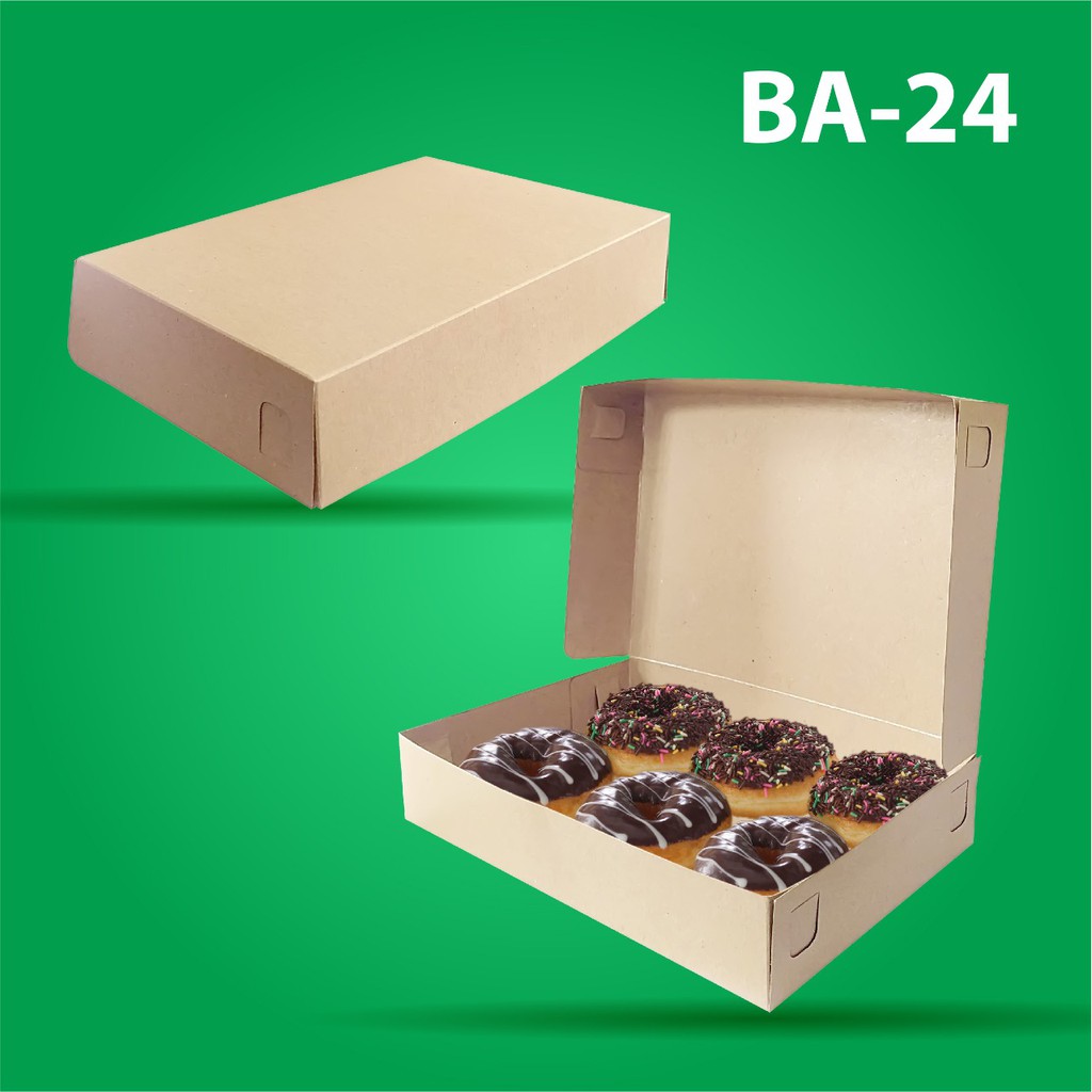 Dus Donat Isi 6 Dus Donat 27X18.5X5.5 (B24K4-Laminasi)