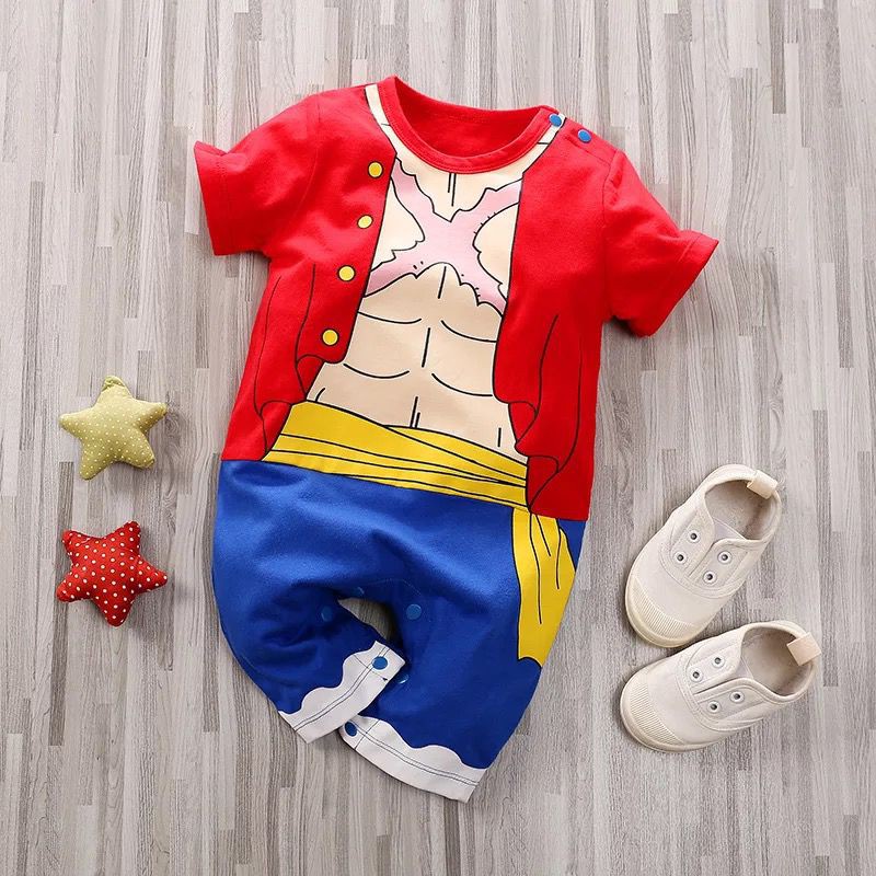 Jumper Bayi Karakter Anime Naruto Lengan Pendek 0-2tahun / Baju Bayi ANIME COLLECTION lucu kualitas premium-5