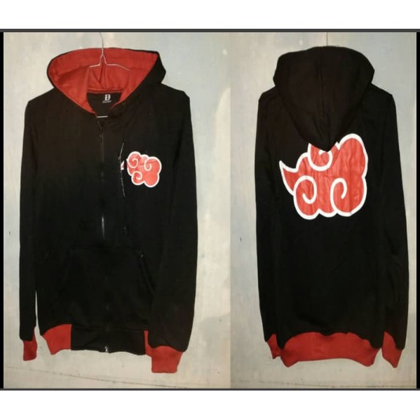 JAKET AKATSUKI ANAK LAKI LAKI SD KEREN MURAH / JAKET ANAK COWOK ANIME NARUTO / JAKET ANAK COWO AA345