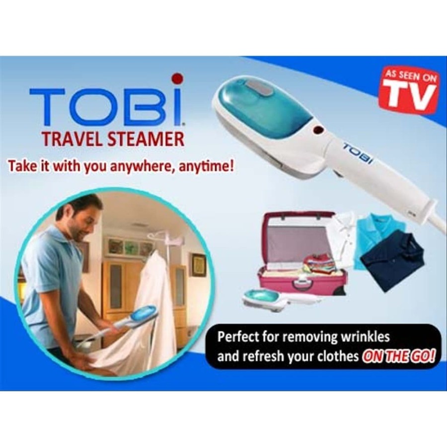 Tobi Setrika Uap Steam Wand Travel Steamer Elektronik Rumah Tangga New
