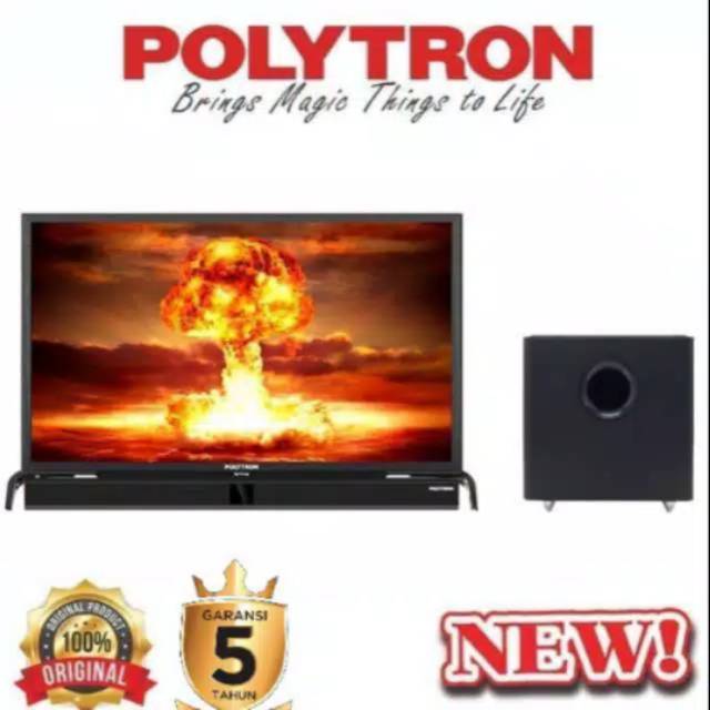 Polytron led tv 32inch type  SoundBar utk Will cirebon kota
