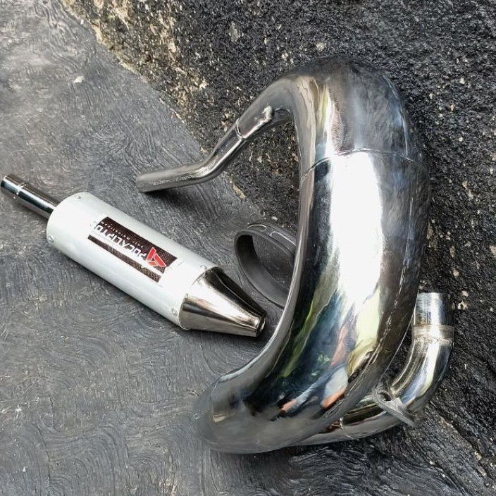 Knalpot F1zr Udang trail GTX chrome berkualitas